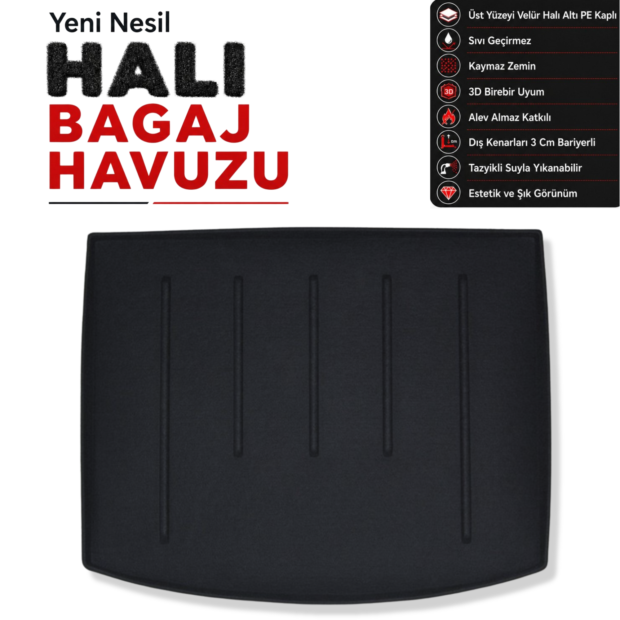 Volvo V40 Halı Bagaj Havuzu (2012 Sonrası)