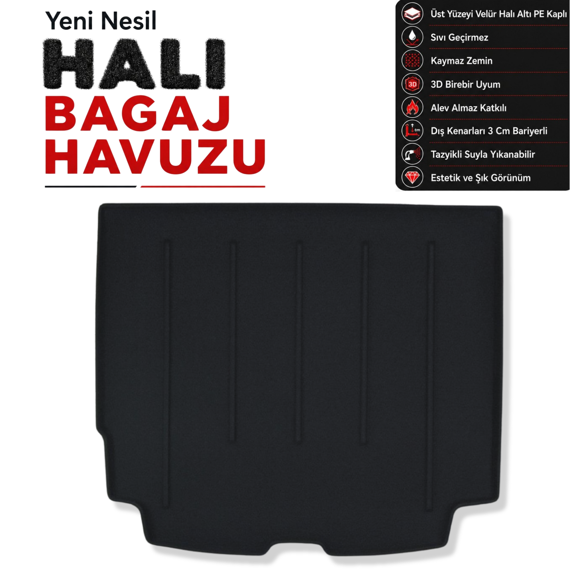 Volvo XC60 Halı Bagaj Havuzu (2017 Sonrası)