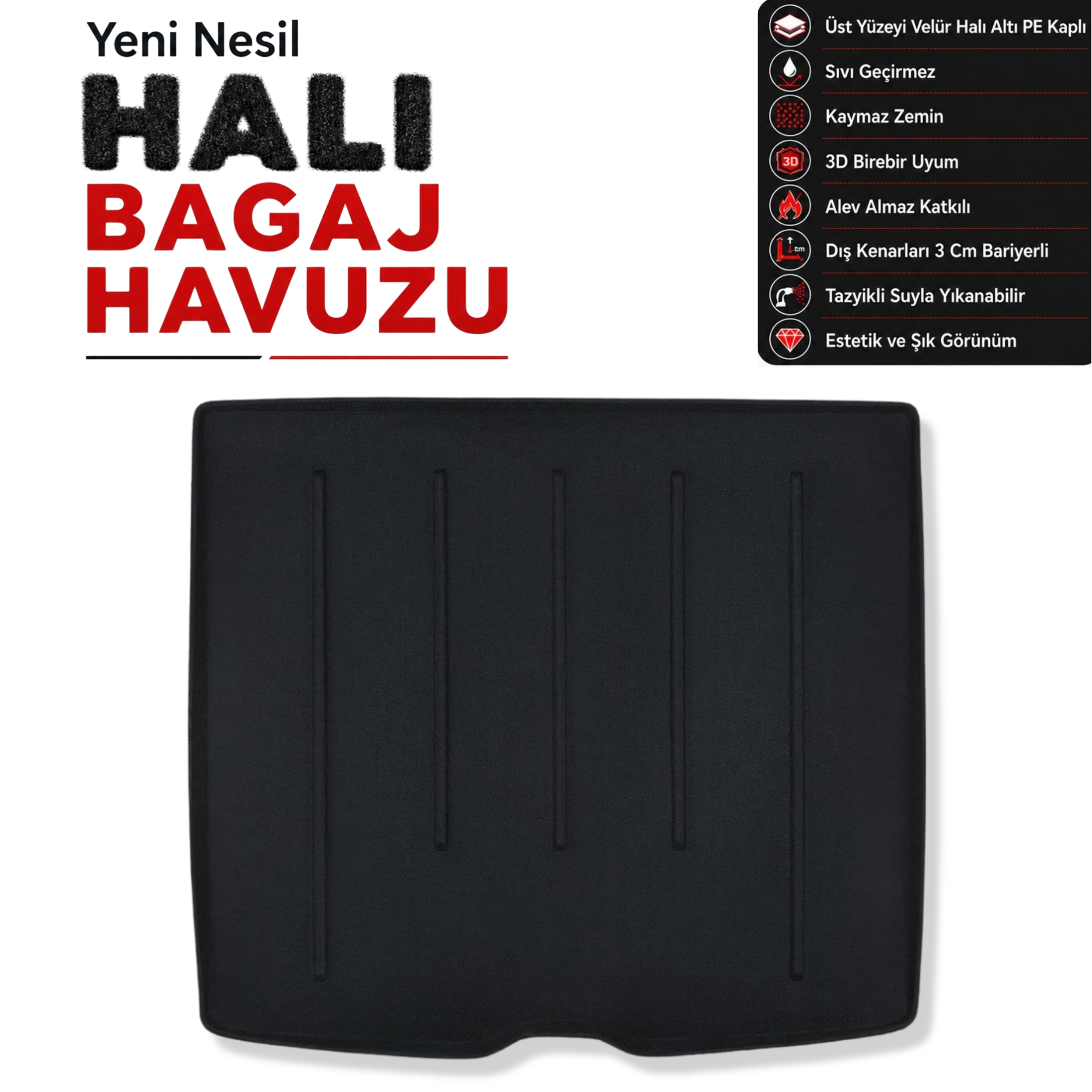 Volvo EC40 Arka Halı Bagaj Havuzu (2023 Sonrası)