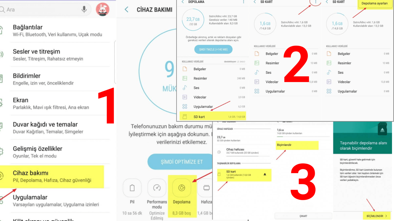 Hafıza Kartı Biçimlendirme Nedir? (SD Kartı Biçimlendirmek)