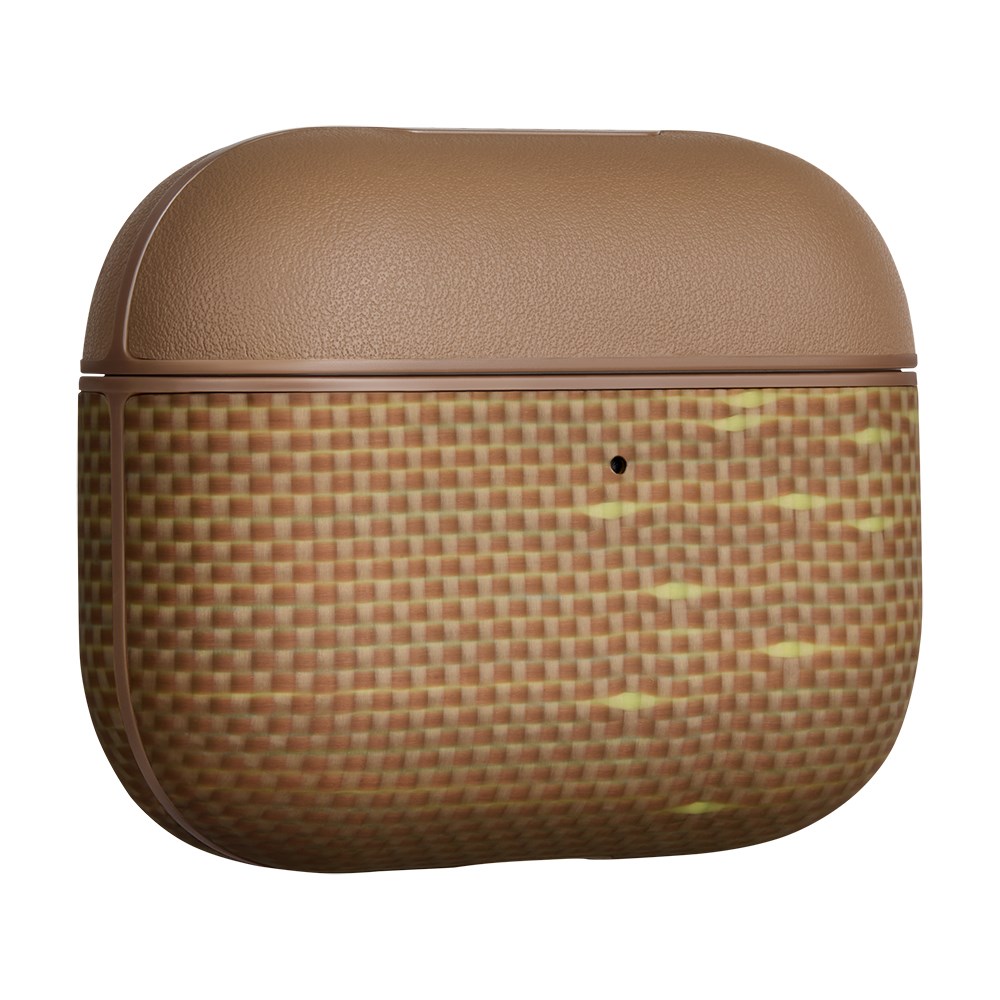 Apple Airpods Pro 3 Kılıf Aramid Fiber Pitaka Glints of Gold Serisi Kapak