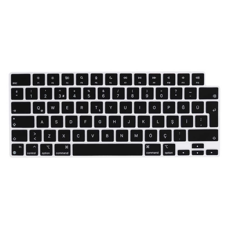 Apple Macbook 13.6' Air 2022 M2 A2681 Zore Klavye Koruyucu Silikon Ped