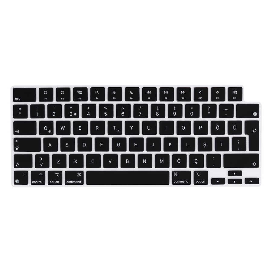 Apple Macbook 14.2' 2021 A2442 Zore Klavye Koruyucu Silikon Ped
