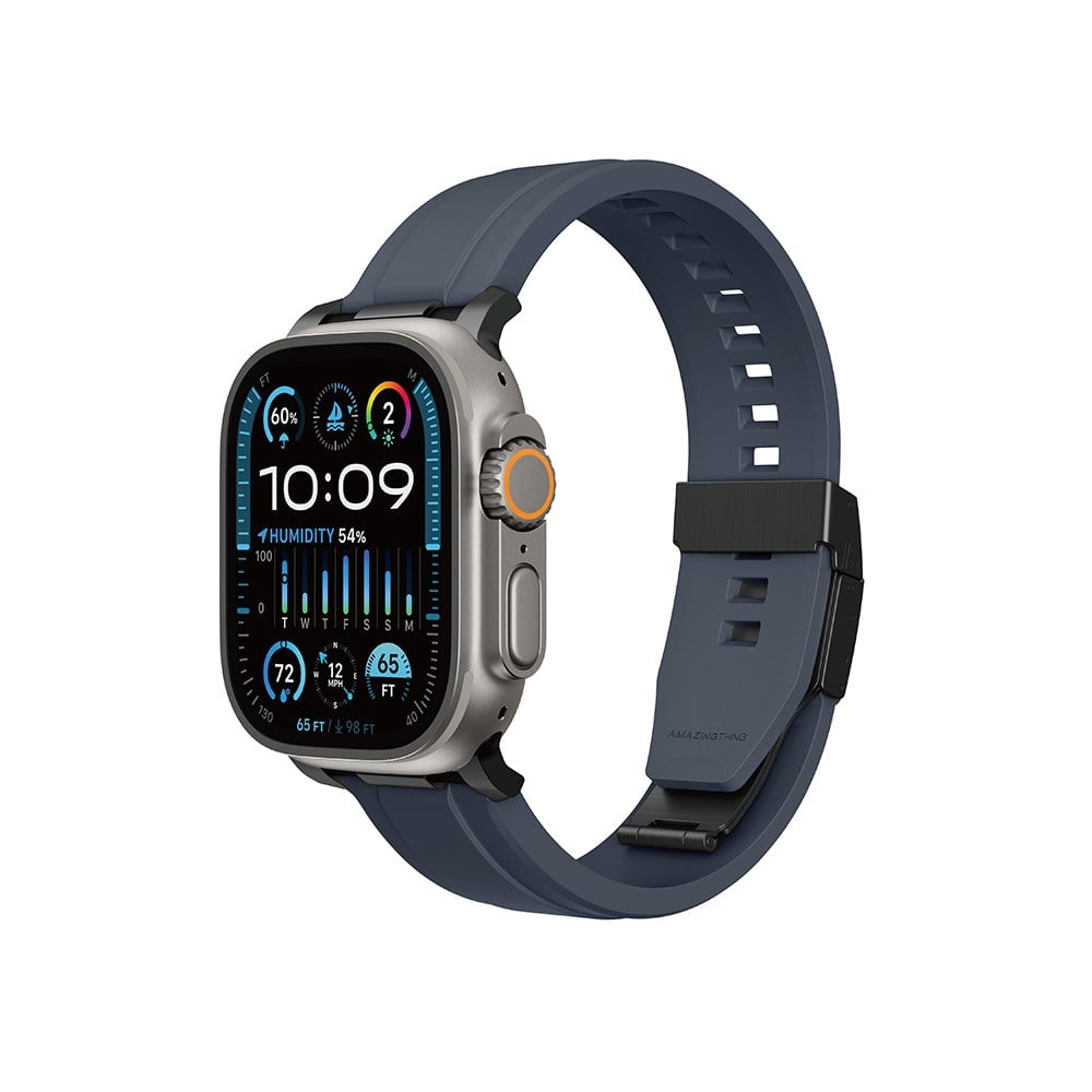 Apple Watch 42mm Amazingthing Titan Chrono Silikon Kordon