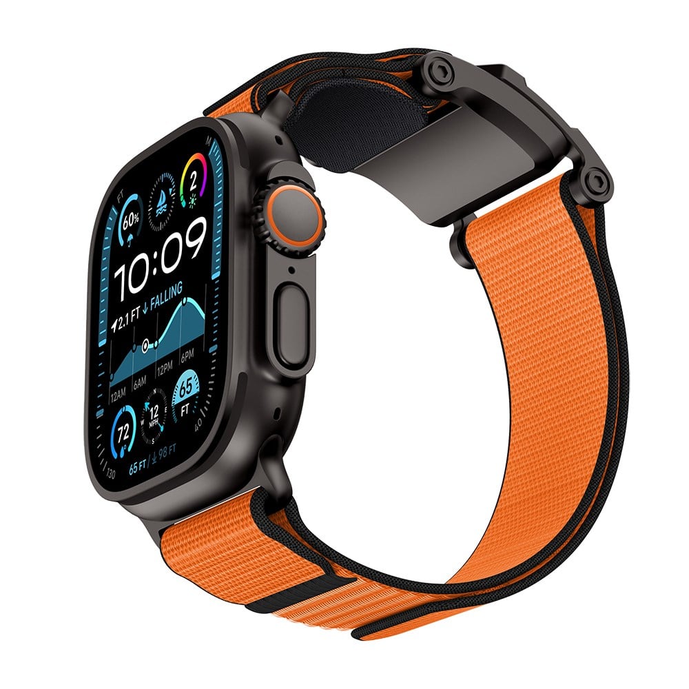 Apple Watch 7 45mm Mohseven iWatch Mecha Sport Hasır Kordon