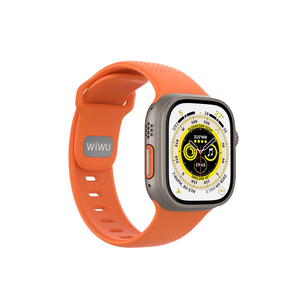 Apple Watch 7 45mm Wiwu Wi-WB0201 Comf Secur Serisi Silikon Kordon