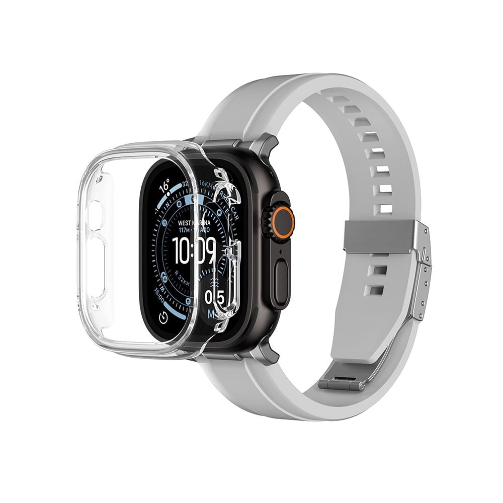 Apple Watch Ultra 49mm Amazingthing Radix Minimal FullGuard Sert PC Kasa ve Ekran Koruyucu