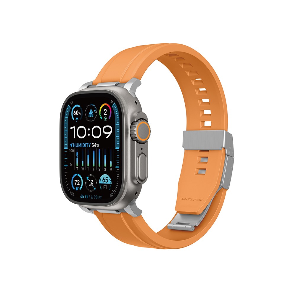 Apple Watch Ultra 49mm Amazingthing Titan Chrono Silikon Kordon