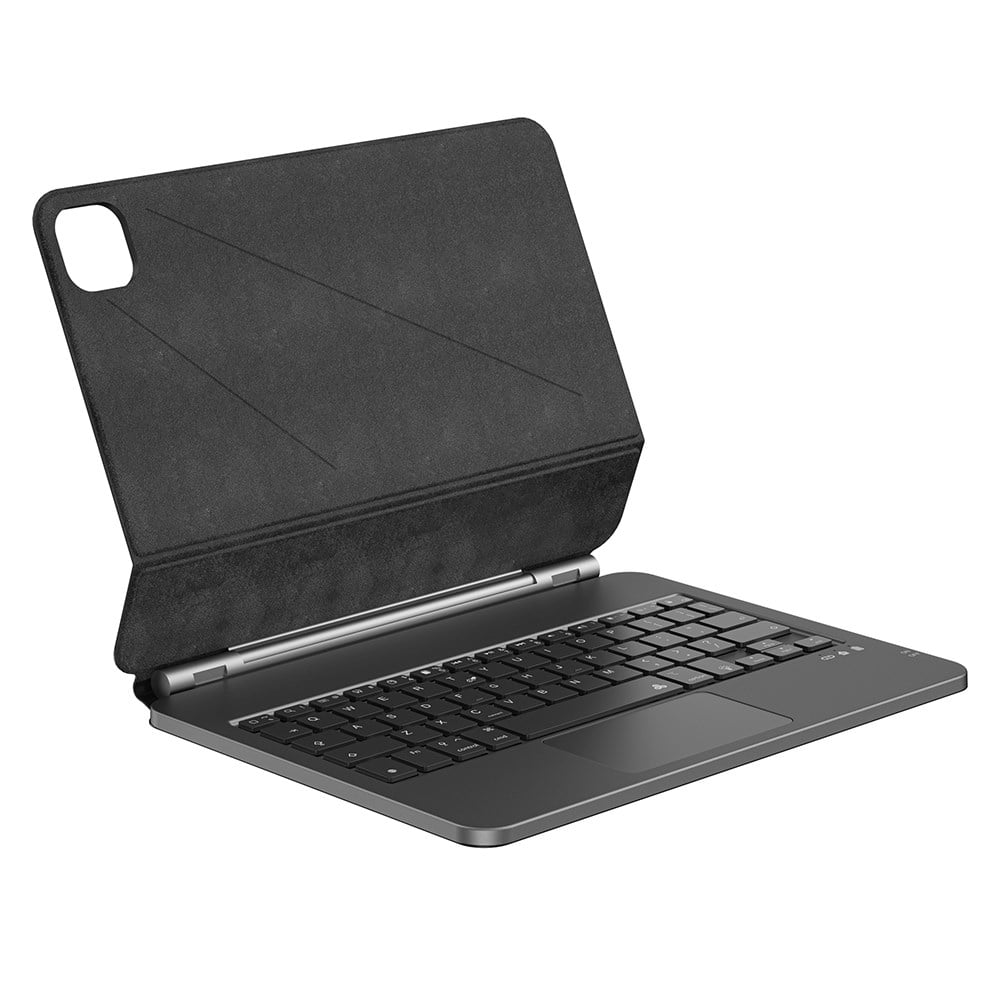 Apple iPad Air 10.9 2022 (10.Nesil) Wiwu MK-003 Gizli Kalem Bölmeli Klavyeli Standlı Kılıf