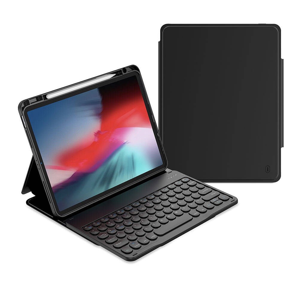 Apple iPad Air 11 2025 M3 Wiwu Protective Gizli Kalem Bölmeli Klavyeli Kılıf