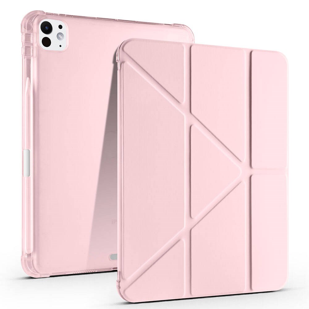 Apple iPad Pro 11 2025 M5 Kılıf Zore Tri Folding Kalem Bölmeli Standlı Kılıf