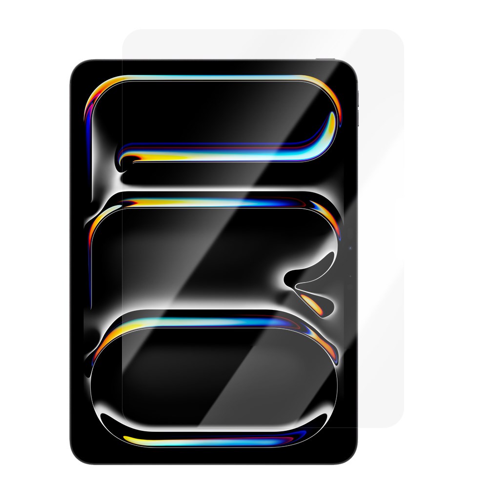 Apple iPad Pro 13 2025 M5 CaseWorld Steel Shield Serisi Temperli Cam Ekran Koruyucu + Uygulama Aparatı