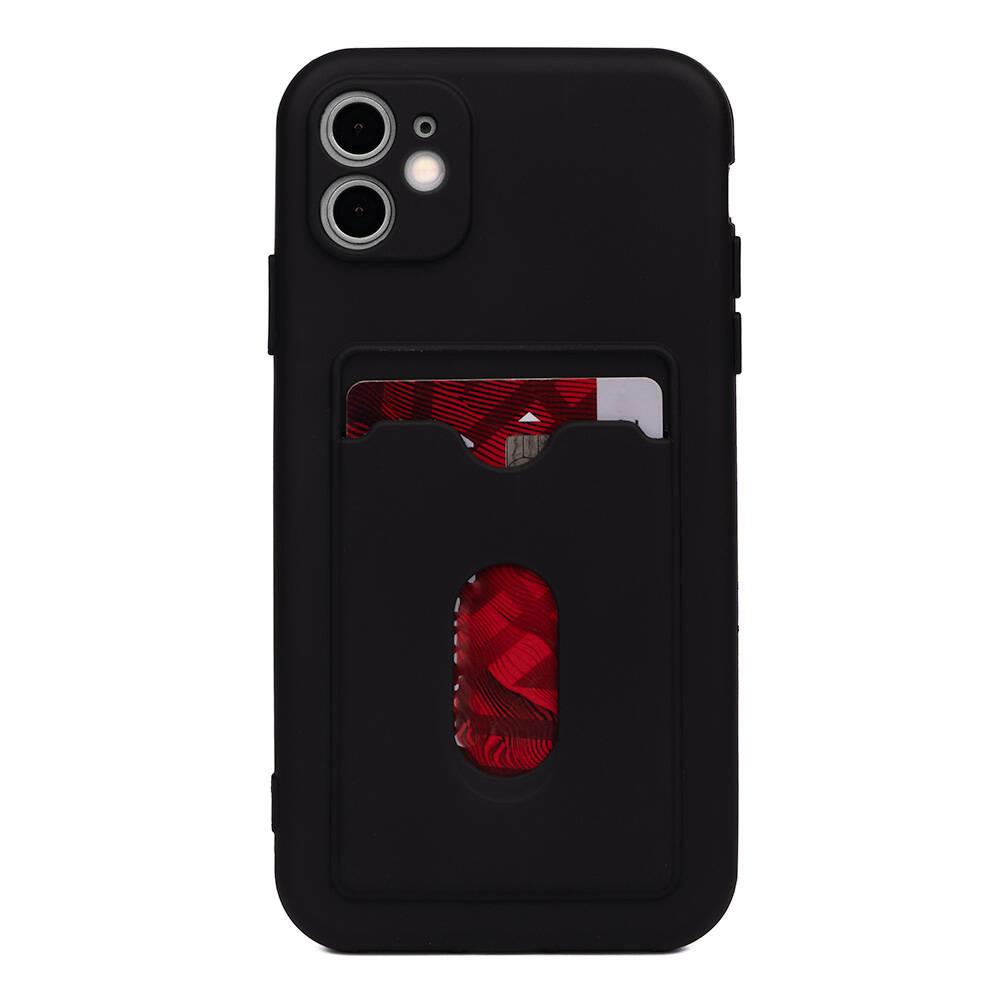 Apple iPhone 11 Kılıf Zore Dora Kartlıklı Silikon Kapak