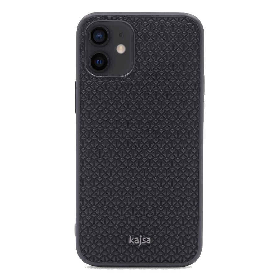 Apple iPhone 12 Kılıf Kajsa Splendid Serisi 3D Leaf Kapak