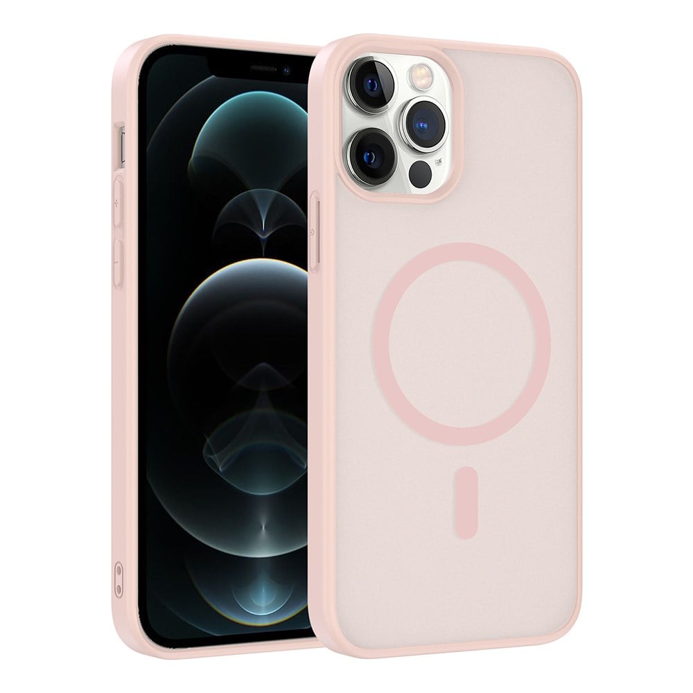 Apple iPhone 12 Kılıf M-safe Şarj Özellikli Zore Babet Kapak