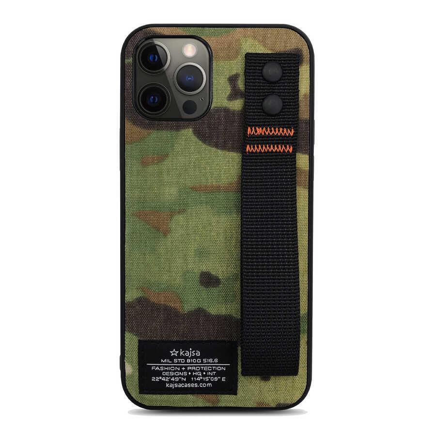 Apple iPhone 12 Pro Kılıf Kajsa Cordura Serisi Military Kapak