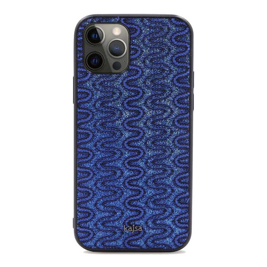 Apple iPhone 12 Pro Kılıf Kajsa Glamorous Serisi Waterfall Pattern Kapak