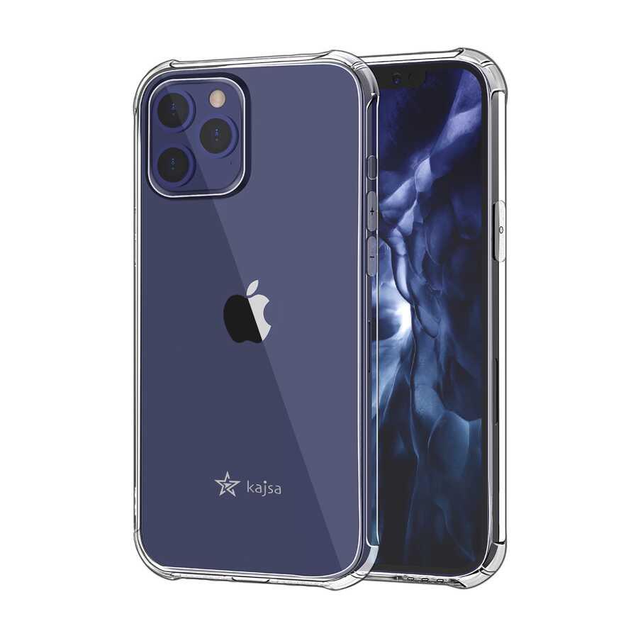 Apple iPhone 12 Pro Kılıf Kajsa Transparent Kapak