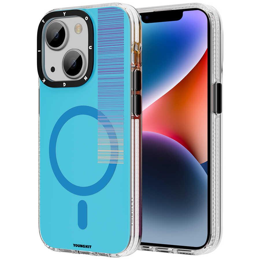 Apple iPhone 13 Kılıf M-safe Şarj Özellikli Youngkit Pure Serisi Kapak