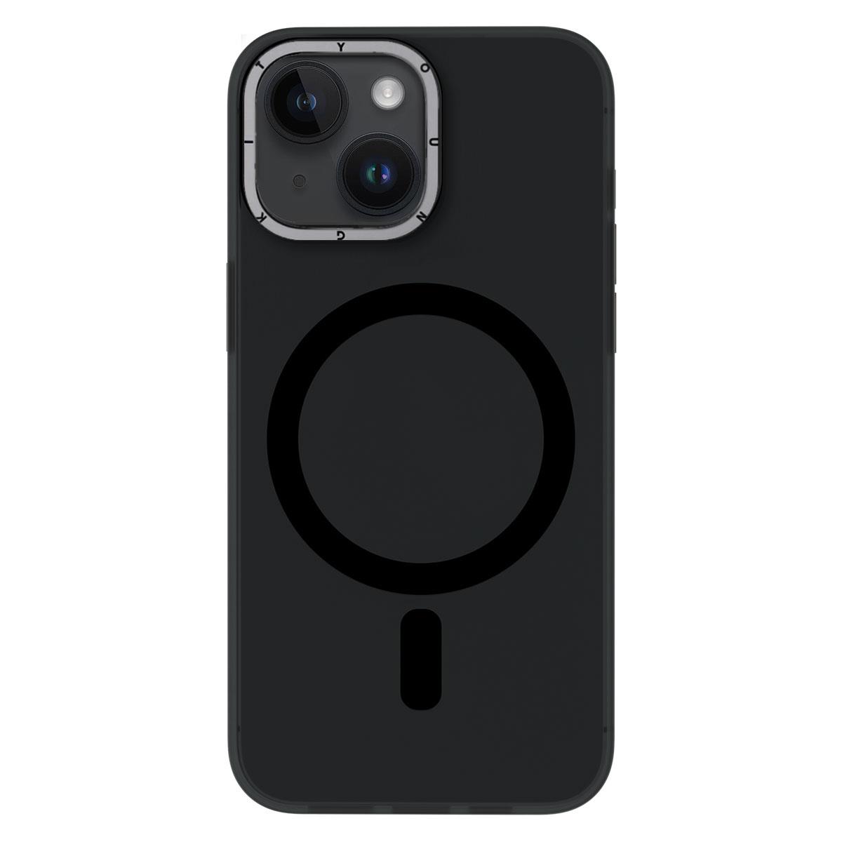 Apple iPhone 14 Kılıf M-safe Şarj Özellikli Youngkit Hidden Sand Serisi Kapak