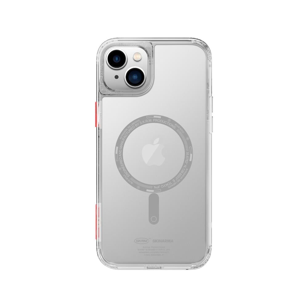 Apple iPhone 14 Plus Kılıf SkinArma Şeffaf Airbag Tasarımlı M-safe Şarj Özellikli Saido Kapak