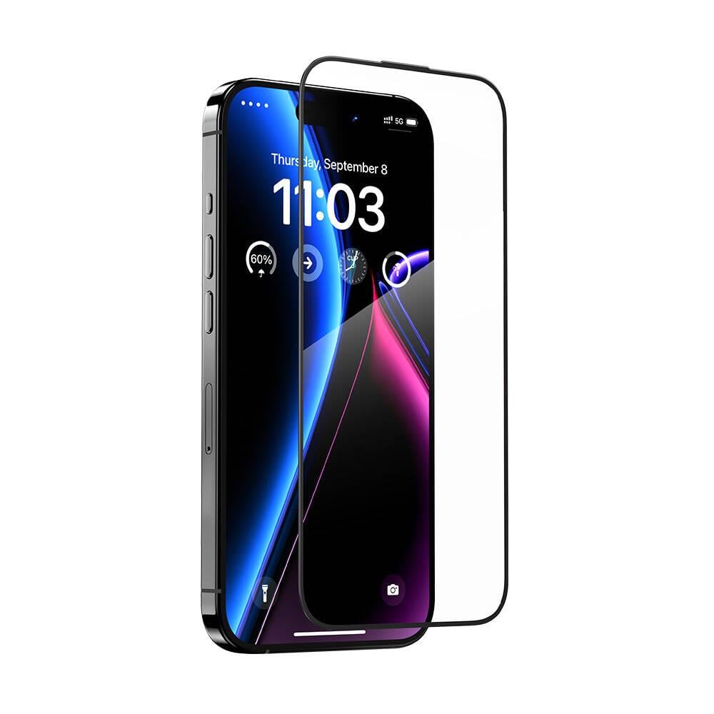 Apple iPhone 14 Pro Benks Glass Warrior Safir Coating Ekran Koruyucu + Kolay Uygulama Aparatlı