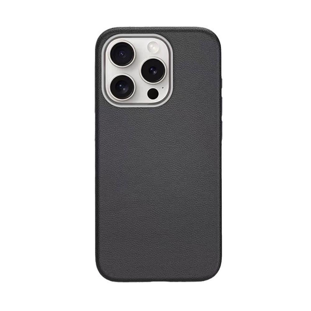 Apple iPhone 14 Pro Max Kılıf M-safe Şarj Özellikli PU Deri Zore Adora Kapak