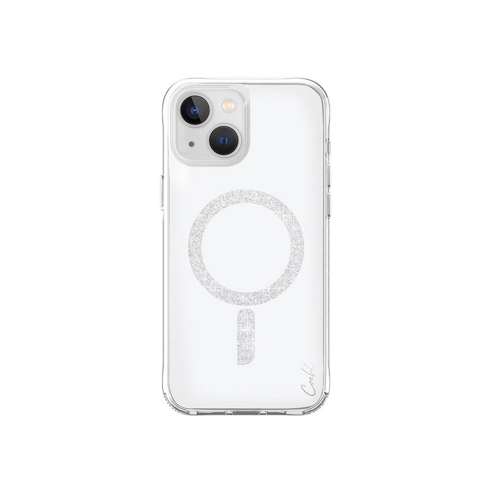 Apple iPhone 15 Kılıf M-safe Şarj Özellikli Simli Magnetik Coehl Glace Kapak