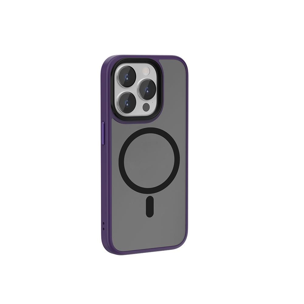 Apple iPhone 15 Pro Kılıf Wiwu FGG-011 M-safe Şarj Özellikli Kamera Korumalı Kapak