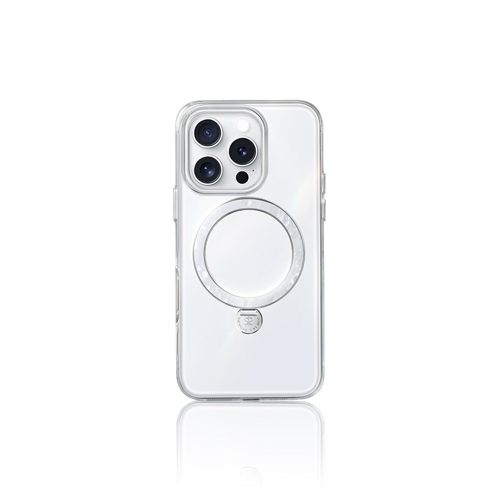 Apple iPhone 15 Pro Max Kılıf M-safe Şarj Özellikli Standlı Pynana Dancing Streamer Serisi Kapak