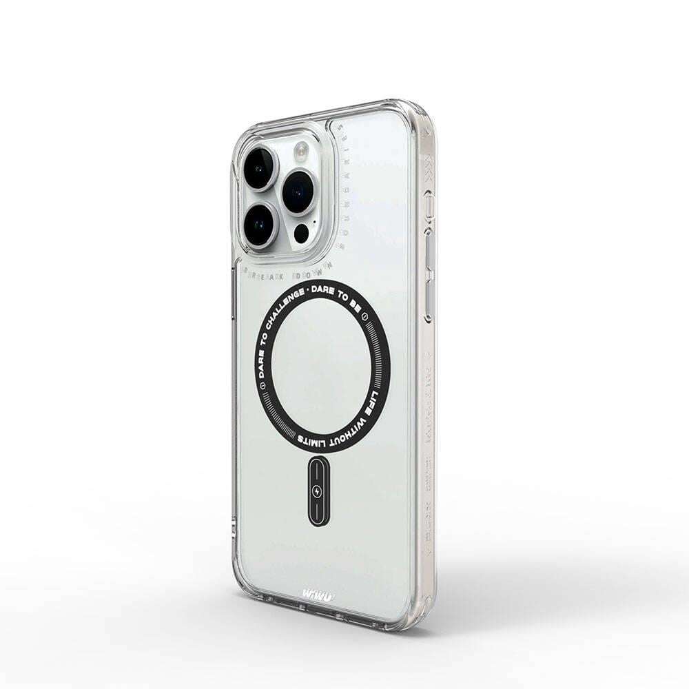 Apple iPhone 15 Pro Max Kılıf M-safe Şarj Özellikli Wiwu Basic Color J Serisi Kapak