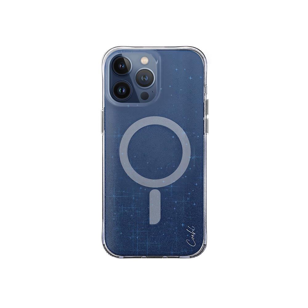 Apple iPhone 15 Pro Max Kılıf M-safe Şarj Özellikli Simli Arka Yüzey Coehl Lumino Kapak