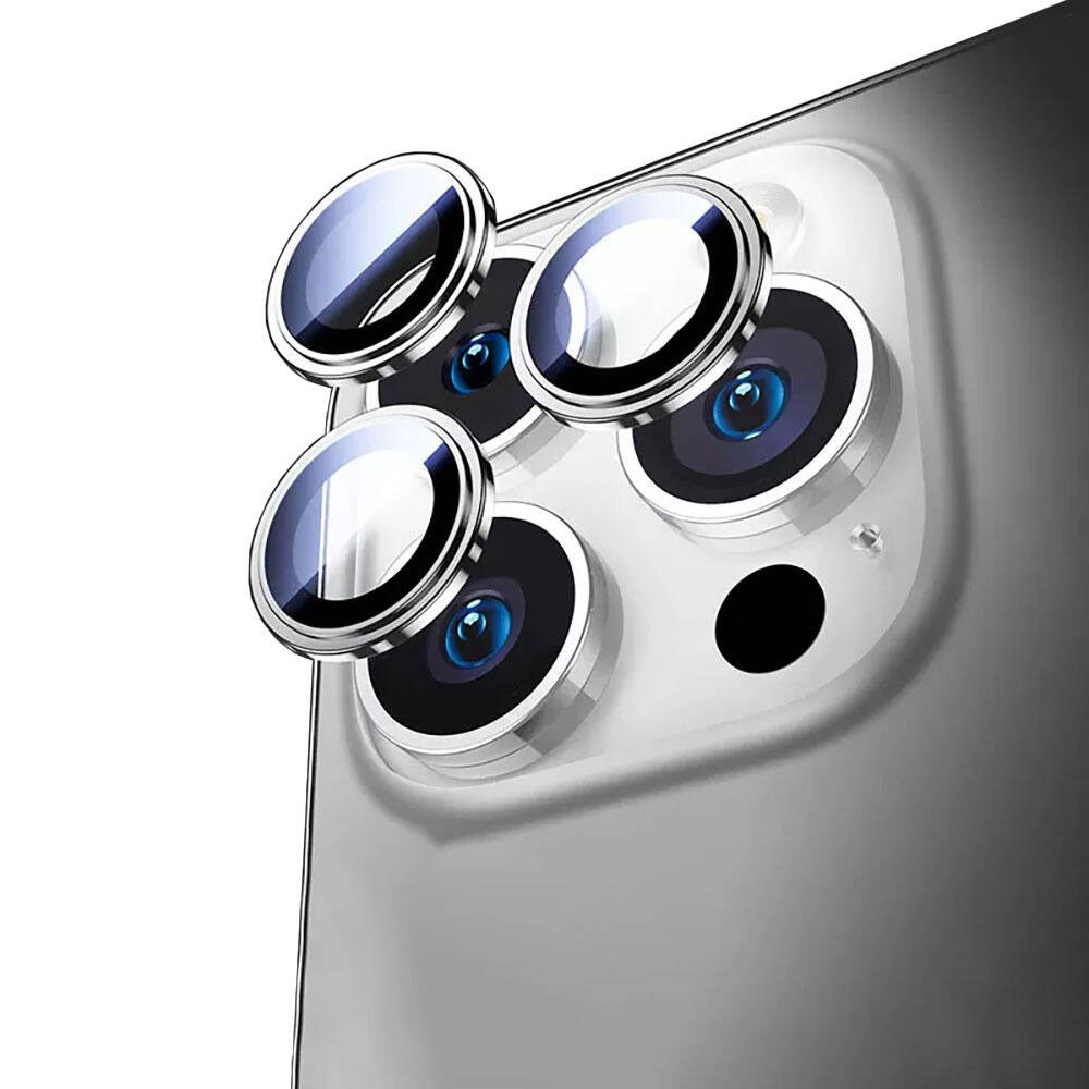 Apple iPhone 15 Pro ​​​Wiwu Lens Guard Metal Kamera Lens Koruyucu