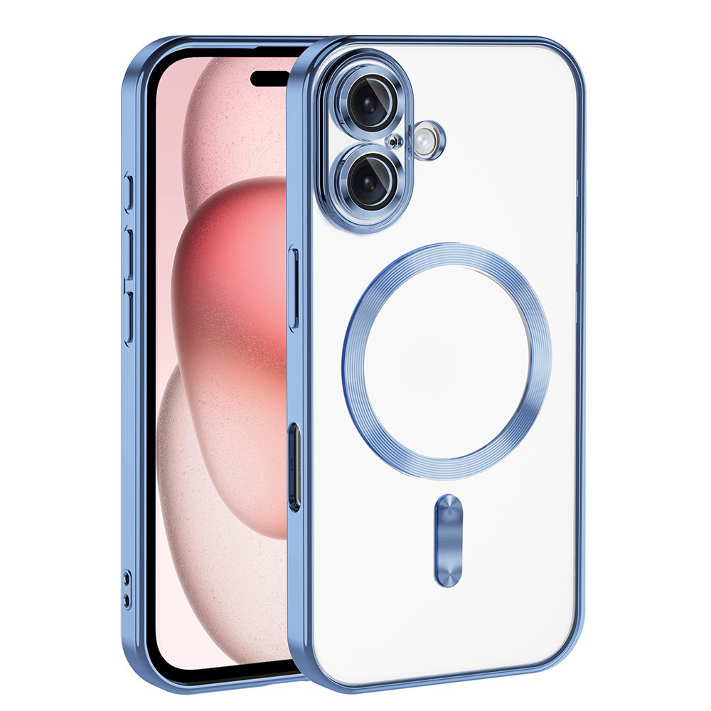 Apple iPhone 16 Kılıf Kamera Korumalı M-safe Wireless Şarj Özellikli Zore Demre Kapak