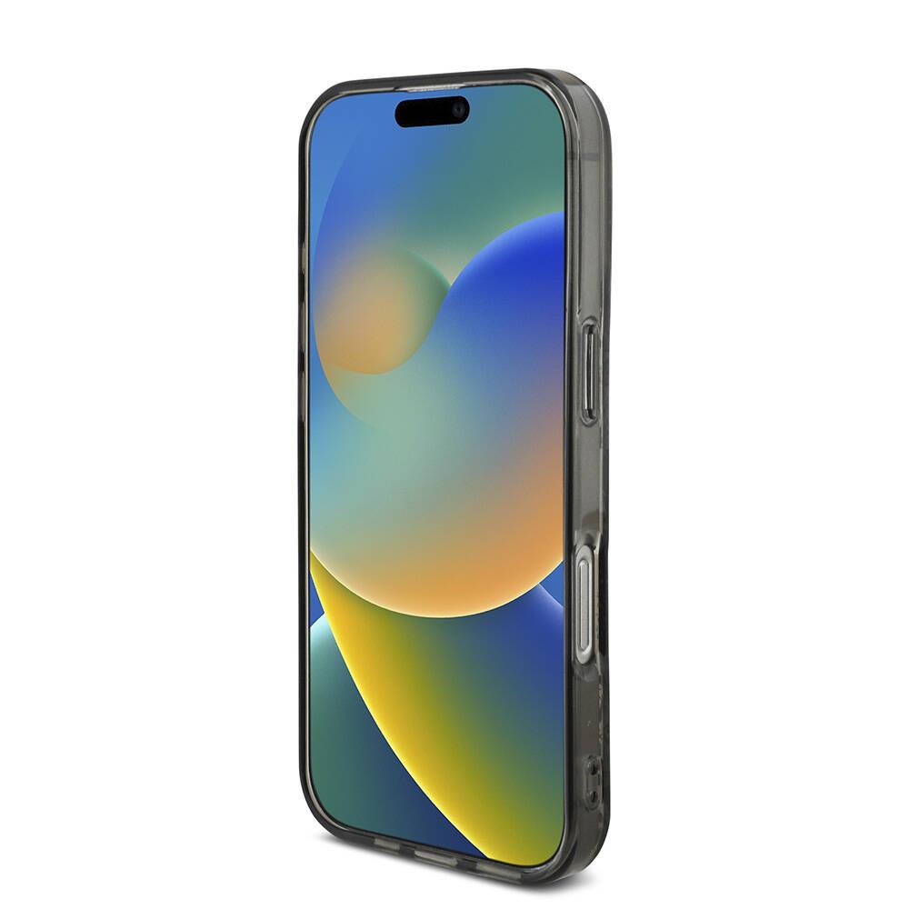 Apple iPhone 16 Pro Max Kılıf Guess Orjinal Lisanslı M-safe Şarj Özellikli IML Baskılı Jungle Ring Kapak