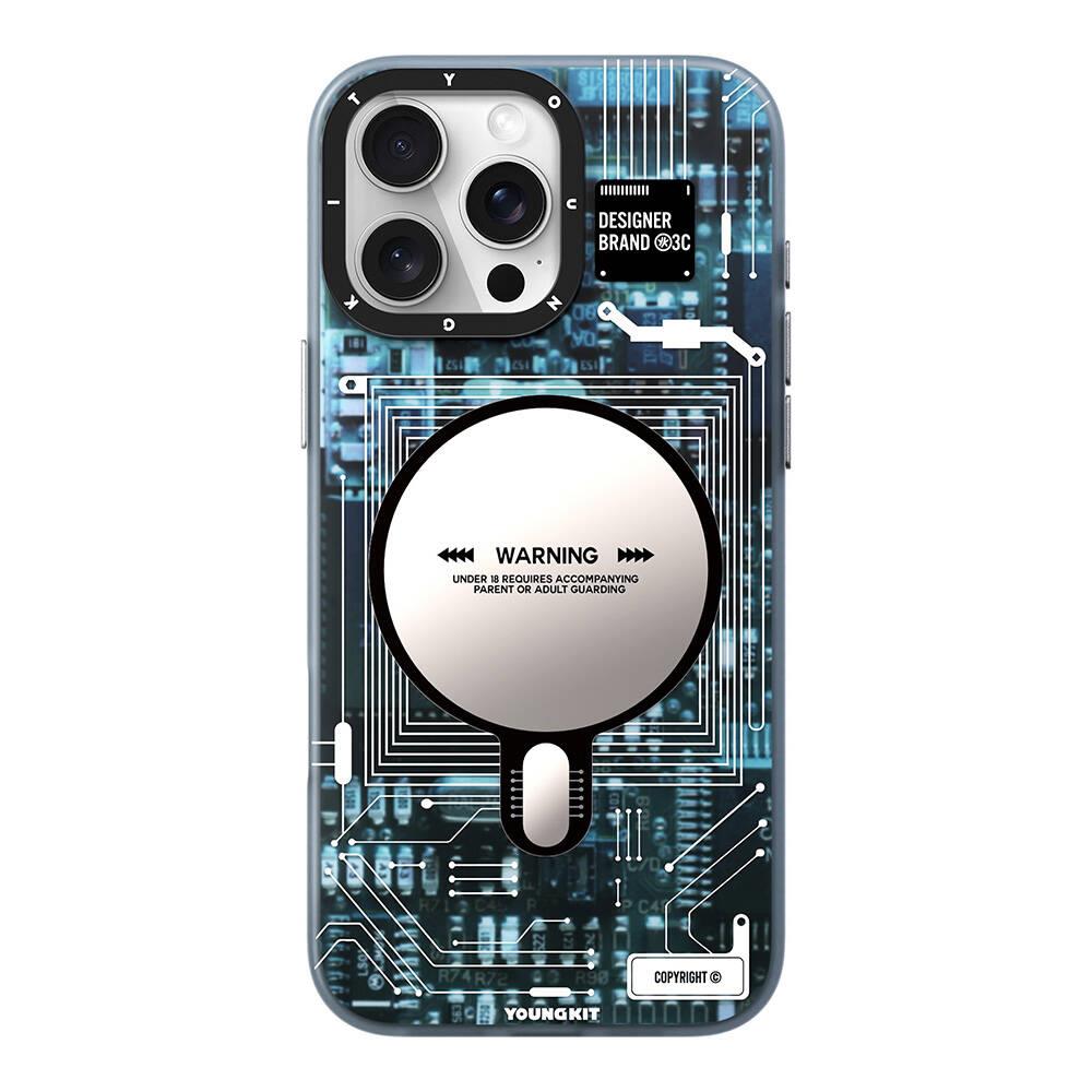 Apple iPhone 16 Pro Max Kılıf M-safe Şarj Özellikli Youngkit Technology Serisi Kapak