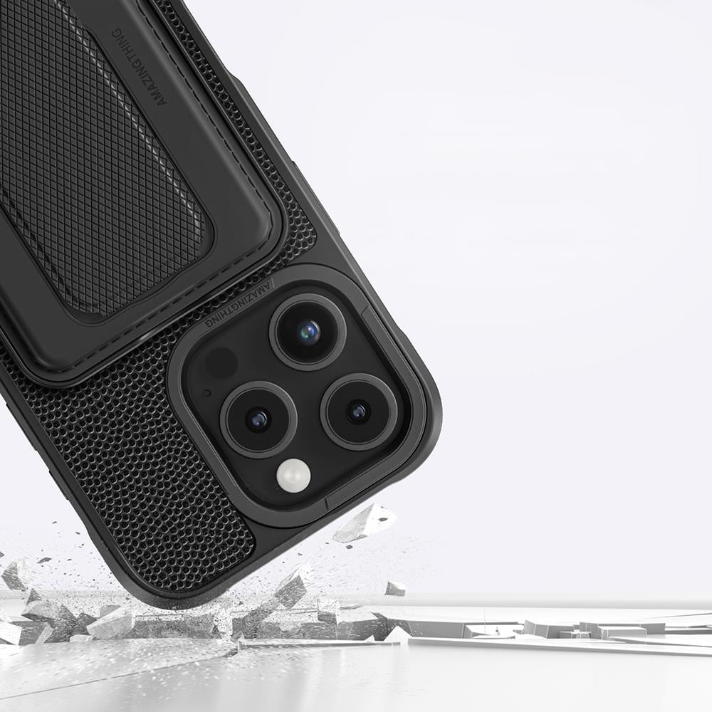 Apple iPhone 16 Pro Max Kılıf M-safe Şarj Özellikli Standlı Pynana Dancing Streamer Serisi Kapak