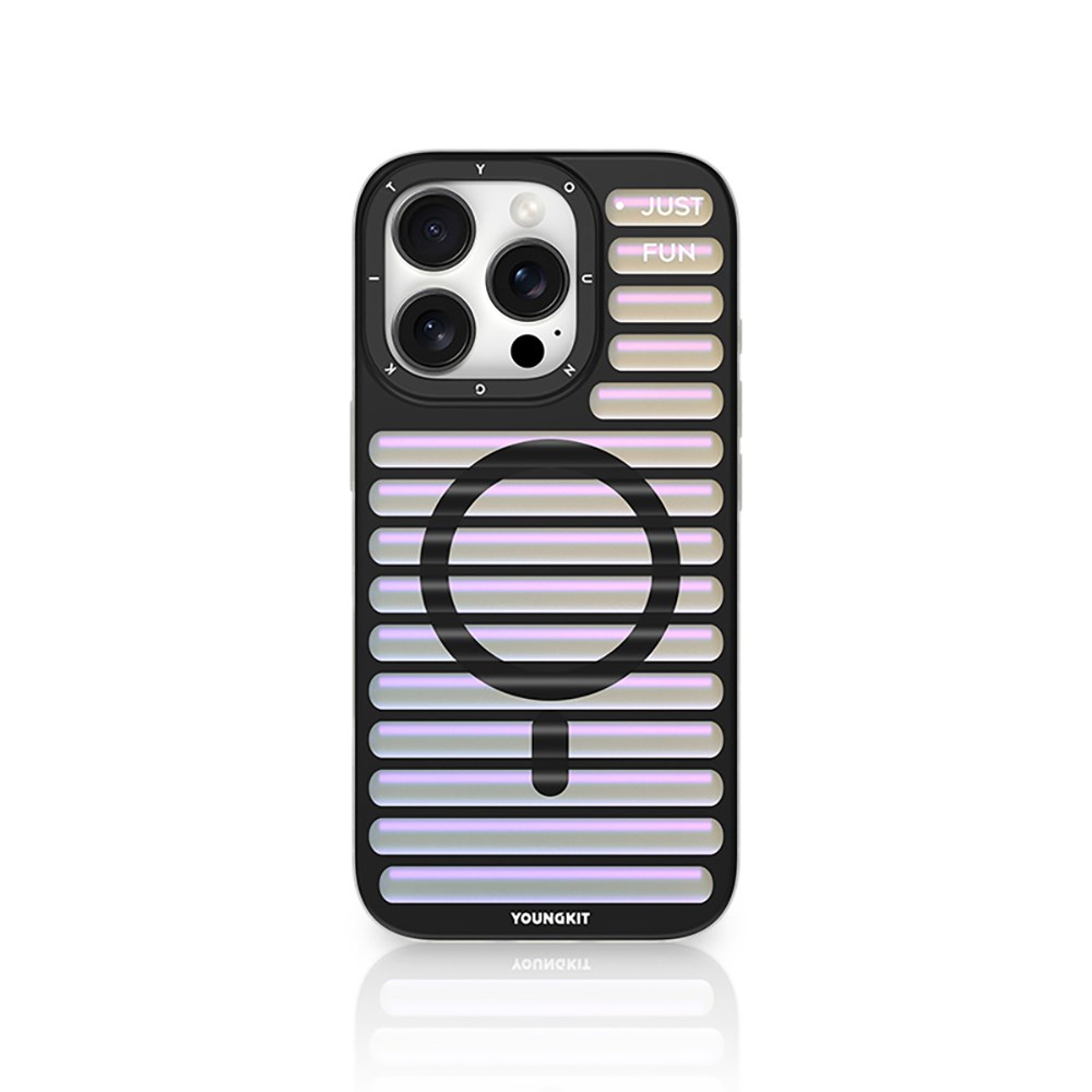 Apple iPhone 16 Pro Max Kılıf M-safe Şarj Özellikli Youngkit Geek Serisi Kapak