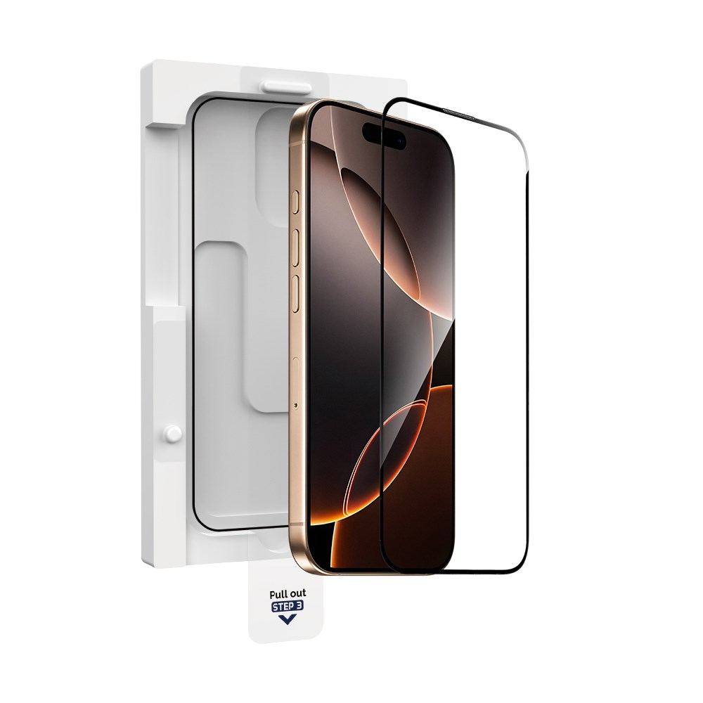 Apple iPhone 16 Pro Wiwu GT-020 Titan Guard Serisi Şok Emici Hibrit Polimer HD Şeffaf Ekran Koruyucu Film + Kolay Uygulama Aparatı