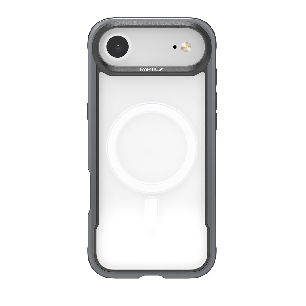 Apple iPhone 17 Air Kılıf M-safe Şarj Özellikli Airbagli Raptic Shield Serisi Şeffaf Arka Yüzey Kapak