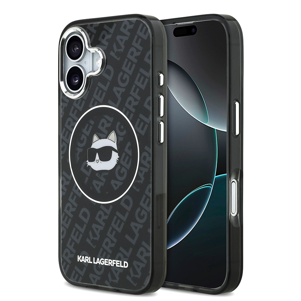 Apple iPhone 17 Kılıf Karl Lagerfeld Orjinal Lisanslı IML Baskılı Choupette Heads Kapak