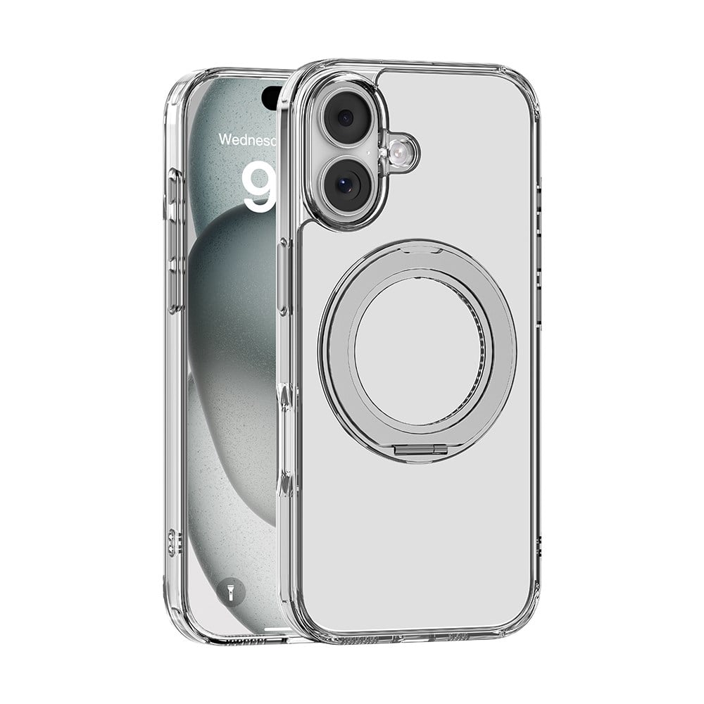 Apple iPhone 17 Kılıf M-safe Şarj Özellikli Standlı Airbag Tasarımlı Mutural Fresh Serisi Kapak