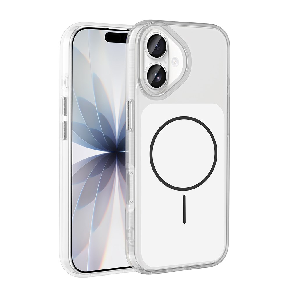 Apple iPhone 17 Kılıf Metal Buton Tasarımlı Zore İkonik Sert Silikon Kapak