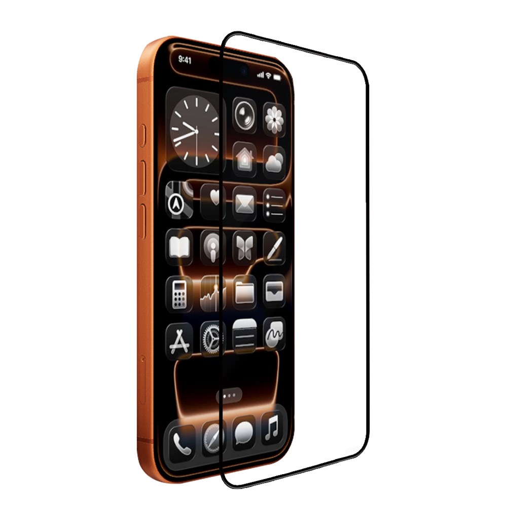 Apple iPhone 17 Mohseven Pure Safir Coating HD 3D Glue Temperli Cam Ekran Koruyucu