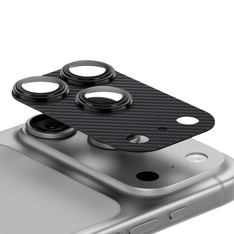 Apple iPhone 17 Pro Benks ArmorWarrior Serisi 600D Kevlar Kamera Lens Koruyucu