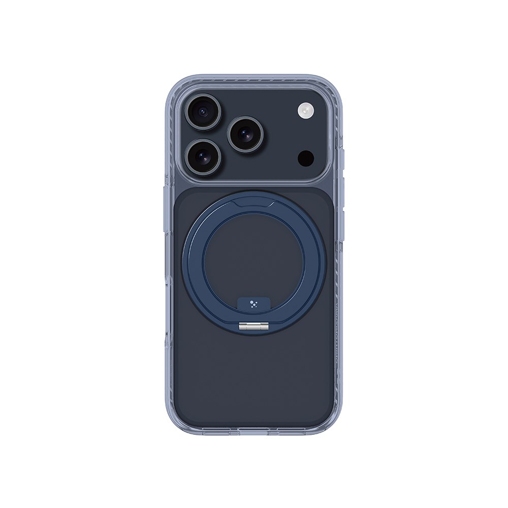 Apple iPhone 17 Pro Kılıf M-Safe Şarj Özellikli Airbag Tasarımlı Standlı AmazingThing Titan Pro MagSpin Kapak