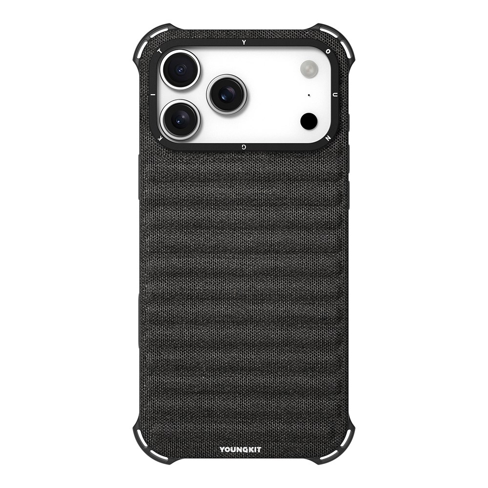 Apple iPhone 17 Pro Kılıf M-safe Şarj Özellikli Youngkit Canvas Serisi Kapak