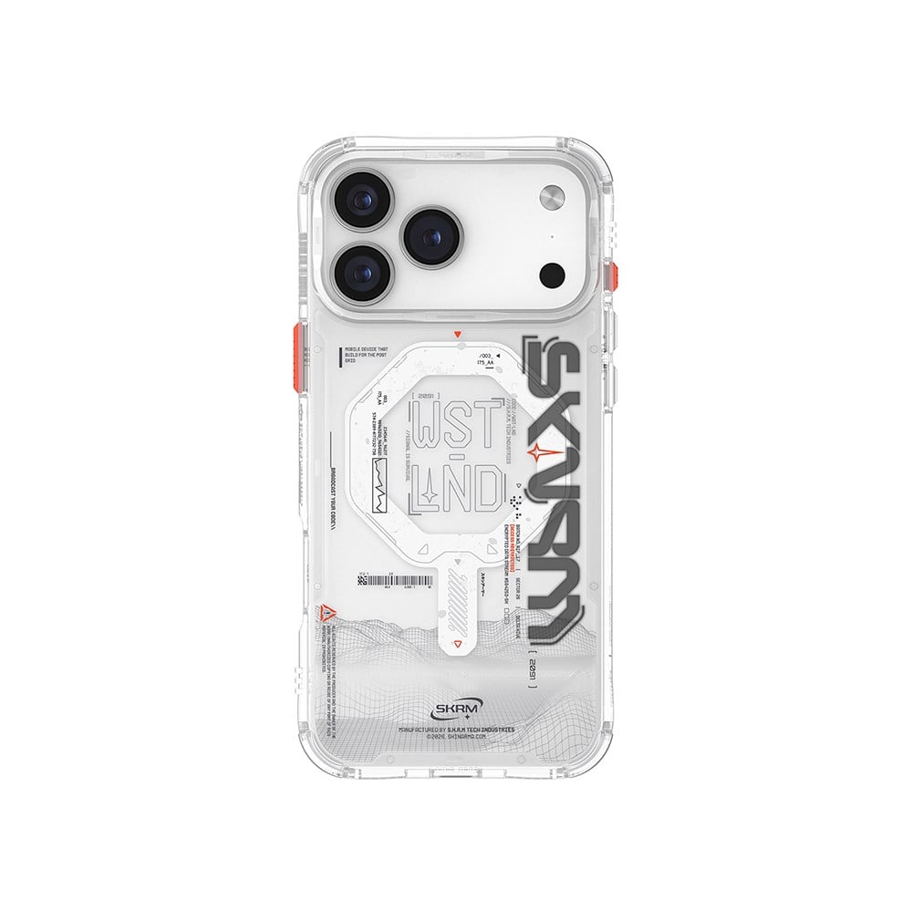 Apple iPhone 17 Pro Max Kılıf M-safe Şarj Özellikli Yazı Desenli Airbag Tasarımlı Skinarma Sonix Kapak