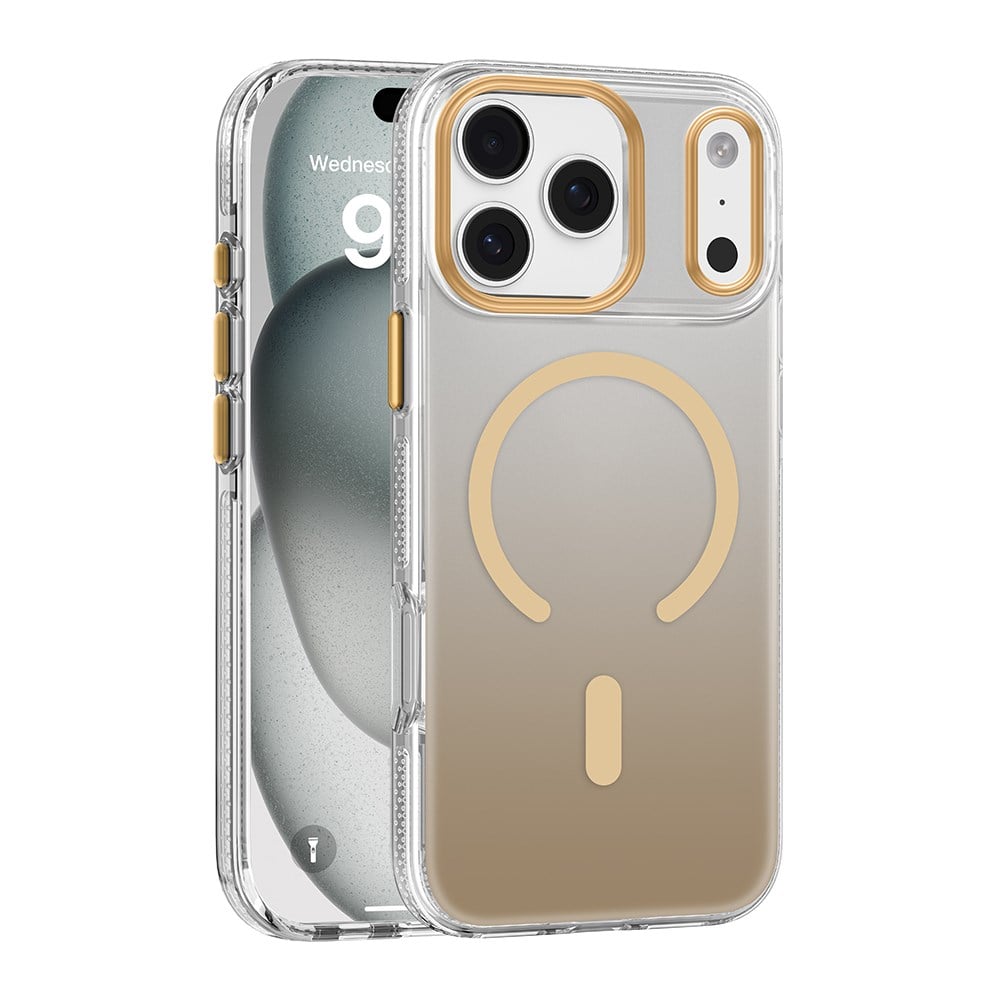 Apple iPhone 17 Pro Max Kılıf M-safe Şarj Özellikli Sararmaya Karşı Dayanıklı Mutural Icesense Serisi Kapak