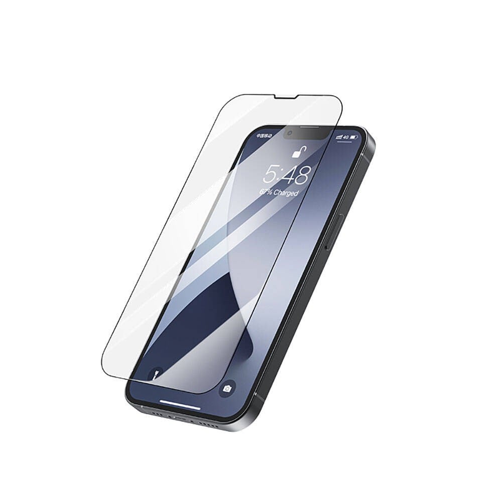 Apple iPhone 17E Recci RSP-A10 HD Temperli Cam Ekran Koruyucu + Kolay Uygulama Aparatlı
